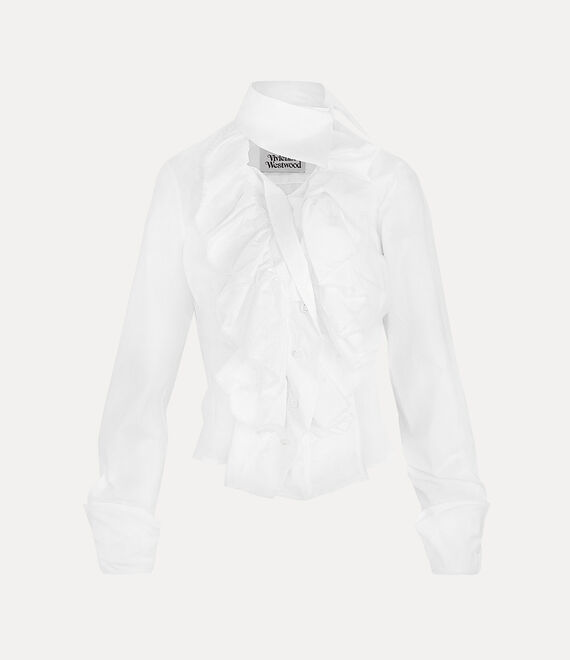 Vivienne Westwood Wizard Frill Shirt White | 743016NBI