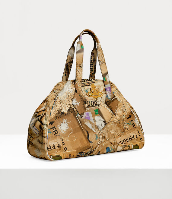 Vivienne Westwood Yasmine Large Bag Rubbish Print | 946012BSV