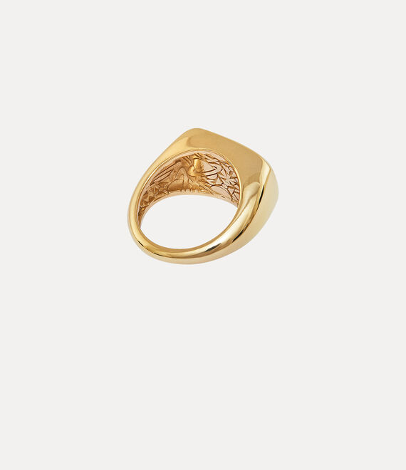 Vivienne Westwood York Ring Gold / Malachite Gemstone | 413056SWA